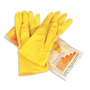 Перчатки хозяйственные латекс 1пара Gloves L (8.5-9) 