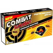 Средство от тараканов Combat SuperBait диск 4шт. в коробке