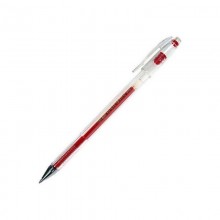 Ручка гелевая Crown красная стержень d 0,5мм арт.HGR-500