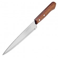 Нож кухонный лезвие 170мм широкое Tramontina ручка дерево арт.22902/007(871-305) 