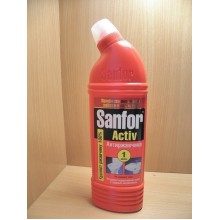 Средство для сантехники Sanfor актив антиржавчина гель 750 мл бутылка пластик