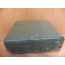 Салфетки бумажные 33х33см 50шт. 1-слойные Salfatex зелёные Россия