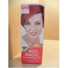 Краска для волос Miss Magic № 722 красное дерево светлый