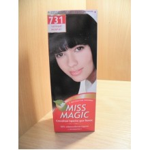Краска для волос Miss Magic № 731 черный жемчуг