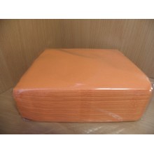 Салфетки бумажные 33х33см 50шт. 1-слойные Salfatex оранжевые 