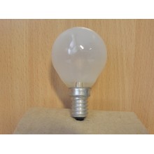 Лампа цоколь Е14 60Вт шар матовая