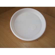 Тарелка десертная d170мм белая ВСП одноразовая 