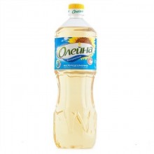 Масло Олейна подсолнечное рафинированное 1,0 л в бутылке пластик 