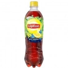 Напиток чёрный чай Lipton лимон 0,5/0,6л в бутылке пластик 