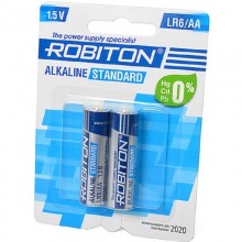 Батарейка 1шт. Robiton alkaline standart AA LR6 1,5V