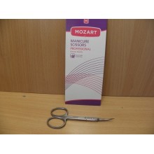 Ножницы для заусенец 100мм изогнутые ручки металл на блистере Mozart арт.4087 