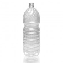 Бутылка 1,0 л прозрачная с крышкой d28мм ПЭТ одноразовая 