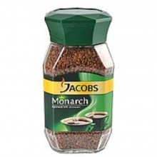 Кофе растворимый сублимированный Jacobs Monarch классический 95г банка стекло /12