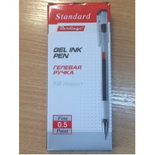 Ручка гелевая Berlingo Standart чёрная стержень d 0,5мм арт.CGp_ 50011