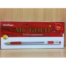 Ручка шариковая масляная MC/Gold стержень красный d 0,5мм арт.ВМС-03