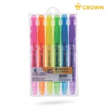 Набор маркеров 6 цветов выделители в ассортименте арт.Т7030,Т8030,F500-6 Berlingo,Crown