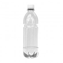Бутылка 2,0 л прозрачная с крышкой d38мм ПЭТ одноразовая 