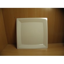 Тарелка Дизайн квадратная плоская 172х172мм белая ПС одноразовая арт.2001 