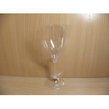 Бокал для вина 0,25л Съёмная ножка прозрачный ПС одноразовый арт.1013
