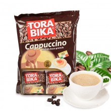 Напиток кофейный растворимый 3 в 1 Tora Bika Cappuccino c шоколадной крошкой 25г в пакете 