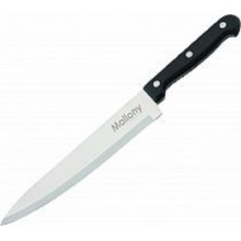 Нож кухонный лезвие 150мм без зубчиков Mallony ручка бакелит поварской арт.MAL-01B-1 