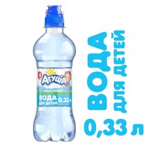 Вода питьевая Агуша негазированная 0,33л в бутылке пластик 