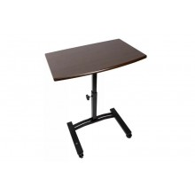 Столик для ноутбука UniStor EDDY 60х40см h58-82см металл+дерево цвет венге арт.210037 