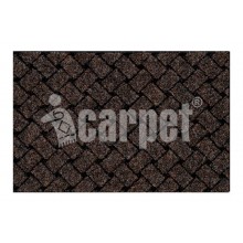 Коврик влаговпитывающий 40х60см брауни ворсовый на резиновой основе Premium Icarpet арт.802746