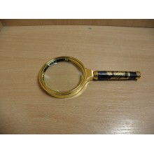 Лупа d 60/70мм ручка пластик в коробке золото ЮВ