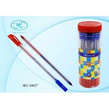 Ручка шариковая Basir 2-сторонняя одноразовая синяя/красная стержень d 1мм арт.МС-4407