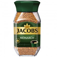 Кофе растворимый сублимированный Jacobs Monarch 270г банка стекло 