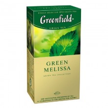 Чай зелёный Greenfield Green Melissa 25 пакетиков в коробке 
