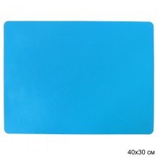 Коврик для раскатки теста 400х300мм синий силикон арт.RY-878-А,TR-17-E 