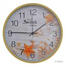 Часы настенные кварц Summer 30см круглые арт.530 