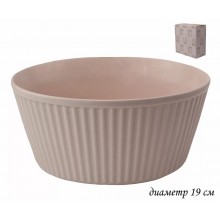 Форма для выпечки керамика рифленая 190мм круглая в коробке арт.105-840 