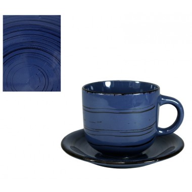 Чайная пара 360мл керамика Кантри без упаковки арт.HAC0864-C 
