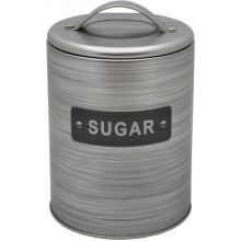 Банка 1,3л Sugar/Сахар цв.серебро d107х163мм цилиндр жесть без упаковки арт.301GL595/108/150 