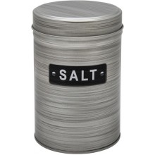 Банка 0,75л Salt/Соль цв.серебро d85х132мм цилиндр жесть без упаковки арт.301GL595/108/150 