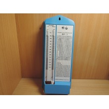 Гигрометр психрометрический настенный пластик плоский ВИТ-2 в коробке арт.100960 