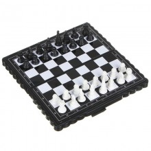 Шахматы дорожные магнитные LDGames пластик,металл в коробке 13х13см арт.А001