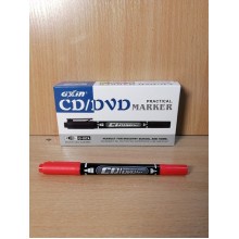 Маркер d 0.7-1мм для CD,DVD красный Basir арт.G-107A