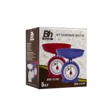 Весы кухонные чашечные механика до 5кг Bayerhoff в коробке арт.BH-5149 