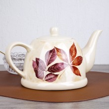 Чайник 1,0л Кленовый сироп керамика в коробке арт.1750125 