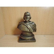 Скульптура керамика бюст Серпуховский князь В.Храбрый 11,5см 