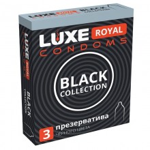 Презервативы LUXE ROYAL 3шт. Black Collection