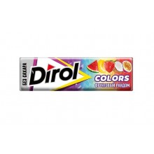 Жевательная резинка Dirol Colors фруктовый рандом 13,6г 