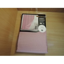 Занавес для ванн полиэстер розовый ткань 180х180см арт.А-170 