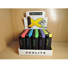 Зажигалка газовая карманная Luxlite XHD 8500LАП Black Rubber SP 