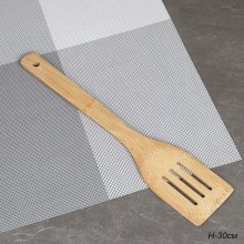 Лопатка бамбук с прорезями 30см Люкс арт.410-6 