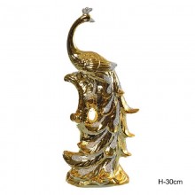 Фигурка Золотой Павлин 30см керамика в коробке арт.W3354 